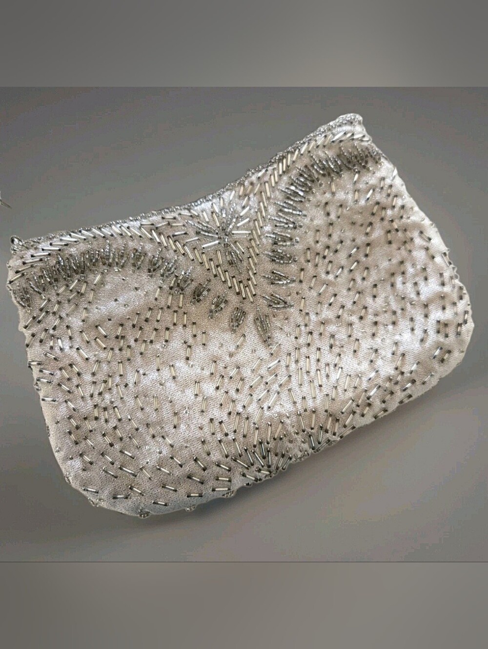 Vtg La Regale Starburst Beaded Bag, Wedding, Party